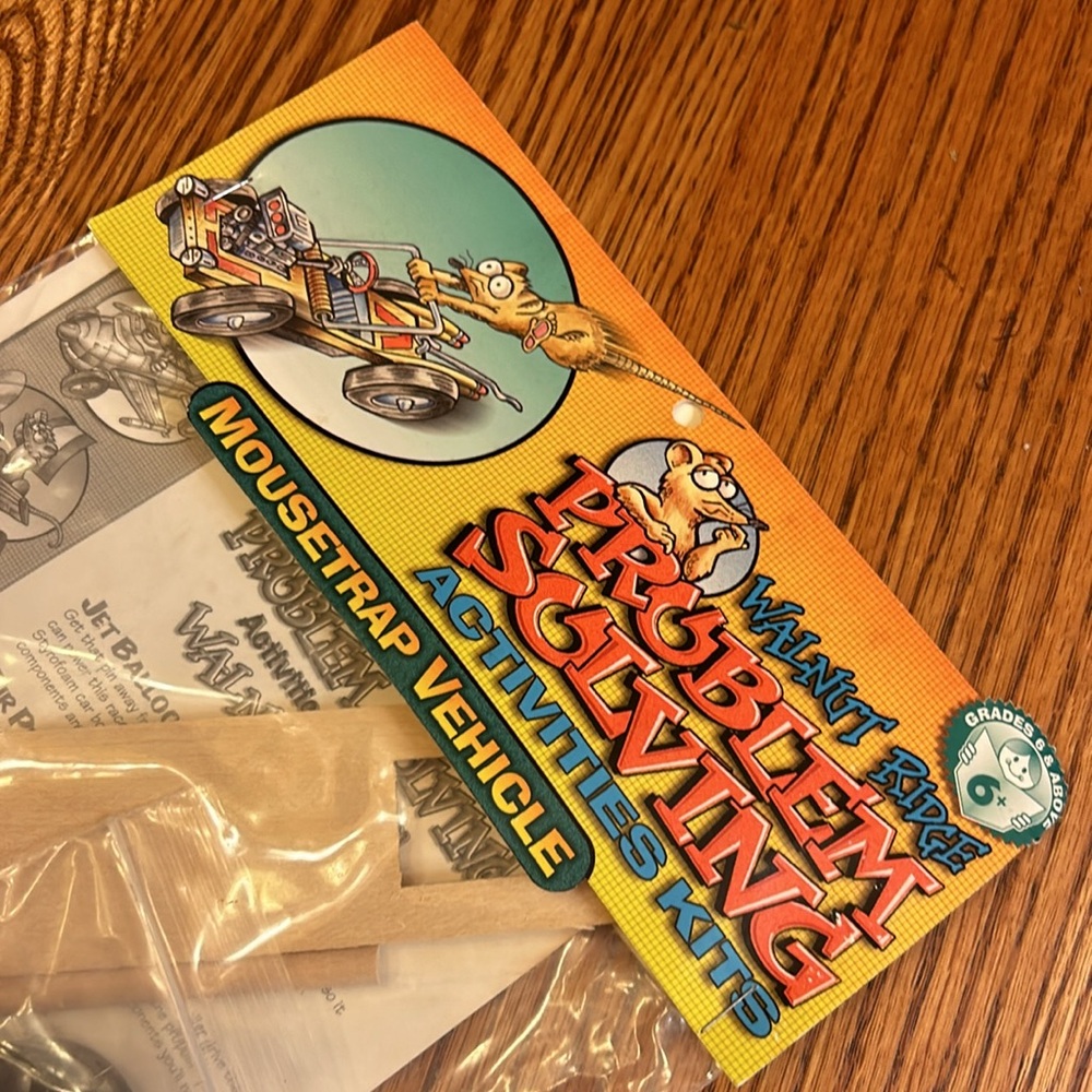 NWT Walnut Ridge Problem Solving Activity Kit - Mousetrap Vehicle - Picture 3 of 7